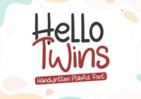 Hello Twins Font - Featured Image