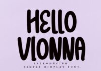 Hello Vionna Font - Featured Image