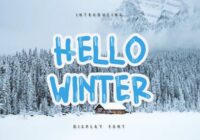 Hello Winter Font Font - Featured Image