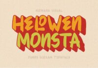 Helowen Monsta Font - Featured Image