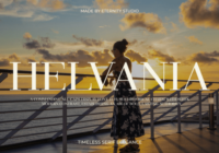 Helvania Font - Featured Image