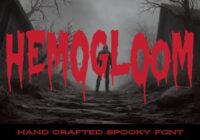 Hemogloom Font - Featured Image