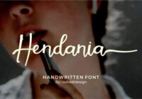 Hendania Font - Featured Image