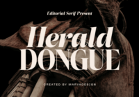 Herald Dongue Font - Featured Image