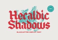 Heraldic Shadows Font - Featured Image