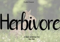 Herbivore Font - Featured Image