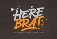 Here Brat Font - Featured Image