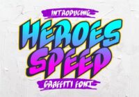 Heroes Speed Font - Featured Image