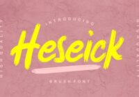 Heseick Font - Featured Image