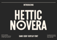 Hettic Novera Font - Featured Image