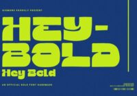Hey Bold Font - Featured Image