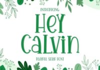 Hey Calvin Font - Featured Image