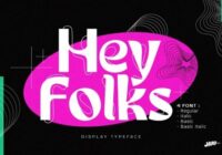 Hey Folks Font - Featured Image