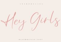 Hey Girls Font - Featured Image
