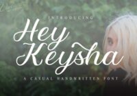 Hey Keysha Font - Featured Image