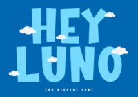Hey Luno Font - Featured Image