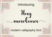 Hey Madona Font - Featured Image