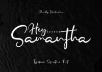 Hey Samantha Font - Featured Image