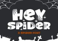 Hey Spider Font - Featured Image
