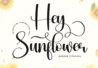 Hey Sunflower Font - Featured Image