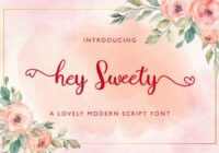 Hey Sweety Font - Featured Image