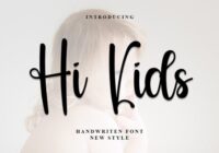 Hi Kids Font - Featured Image