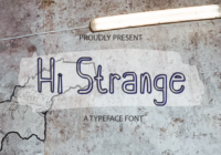 Hi Strange Font - Featured Image