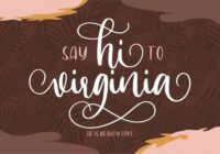 Hi Virginia Font - Featured Image