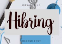 Hibring Font - Featured Image