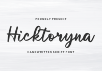 Hicktoryna Font - Featured Image