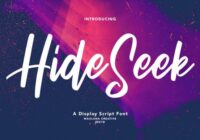 Hide Seek Font - Featured Image