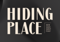 Hiding Place Font - Featured Image