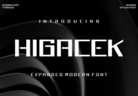 Higacek Font - Featured Image