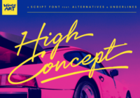 High Concept Font - Featured Image
