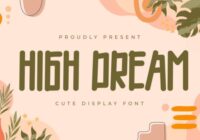 High Dream Font - Featured Image