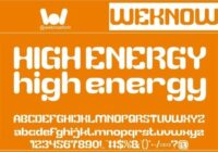 High Energy Font - Featured Image
