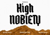 High Nobiety Font - Featured Image