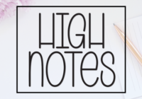 High Notes Font - Featured Image