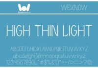 High Thin Light Font - Featured Image
