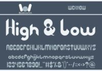 High and Low Font - Featured Image
