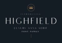 Highfield Font - Featured Image