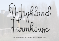Highland Farmhouse Font - Featured Image