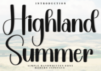 Highland Summer Font - Featured Image