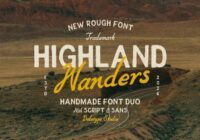 Highland Wanders Font - Featured Image