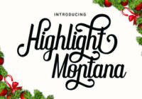 Highlight Montana Font - Featured Image