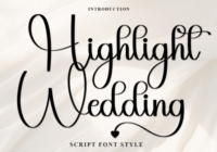 Highlight Wedding Font - Featured Image