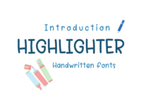 Highlighter Font - Featured Image