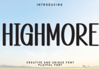 Highmore Font - Featured Image