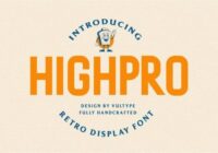 Highpro Font - Featured Image