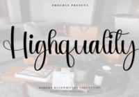 Highquality Font - Featured Image
